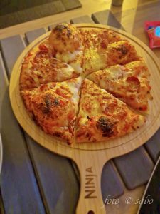 Pizza im Ninja Artisan Outdoor Pizzaofen