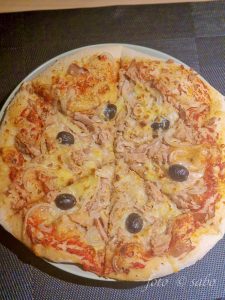 Pizza im Ninja Artisan Outdoor Pizzaofen