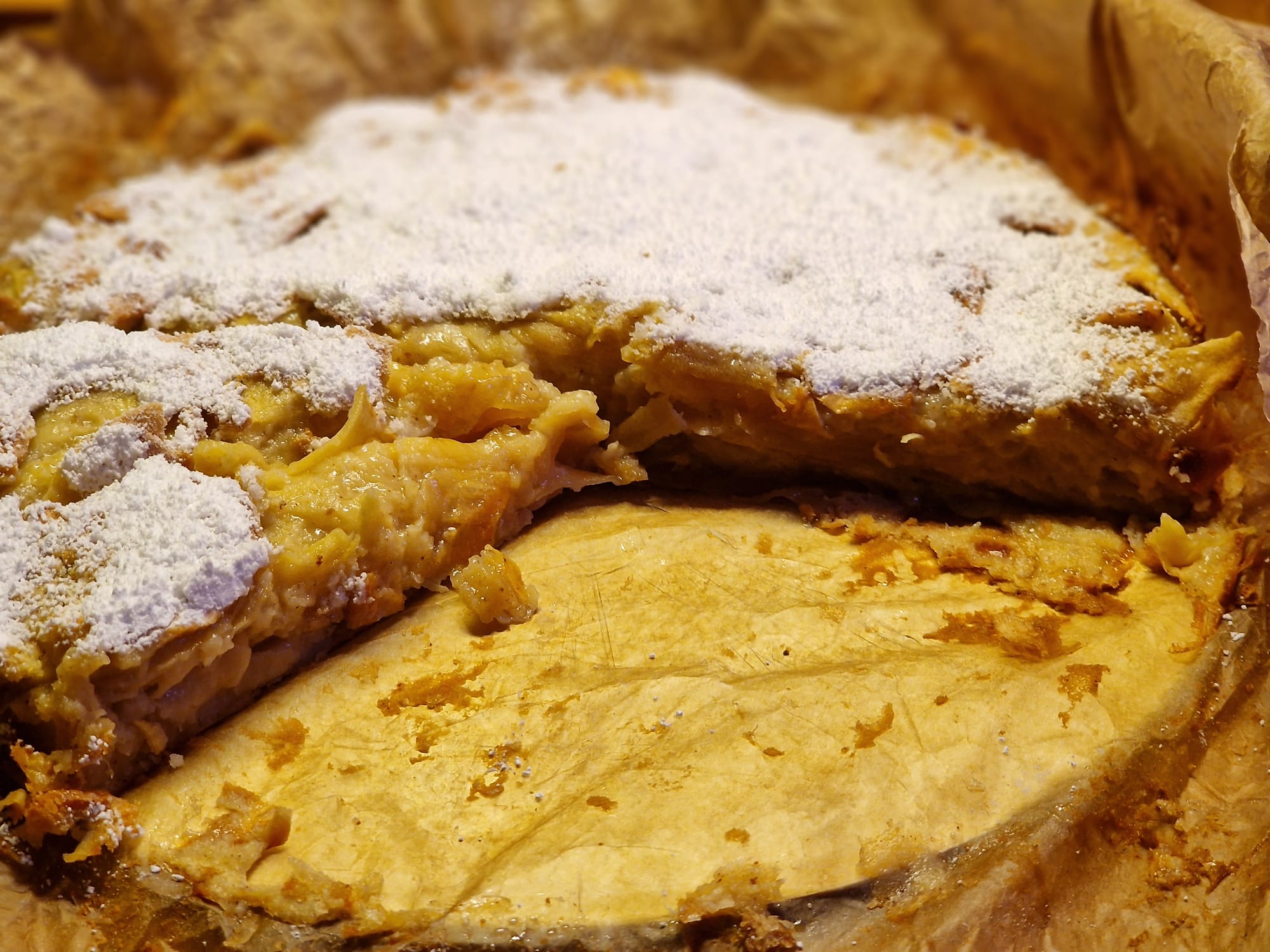 Unsichtbarer Apfelkuchen - Invisible Apple Cake